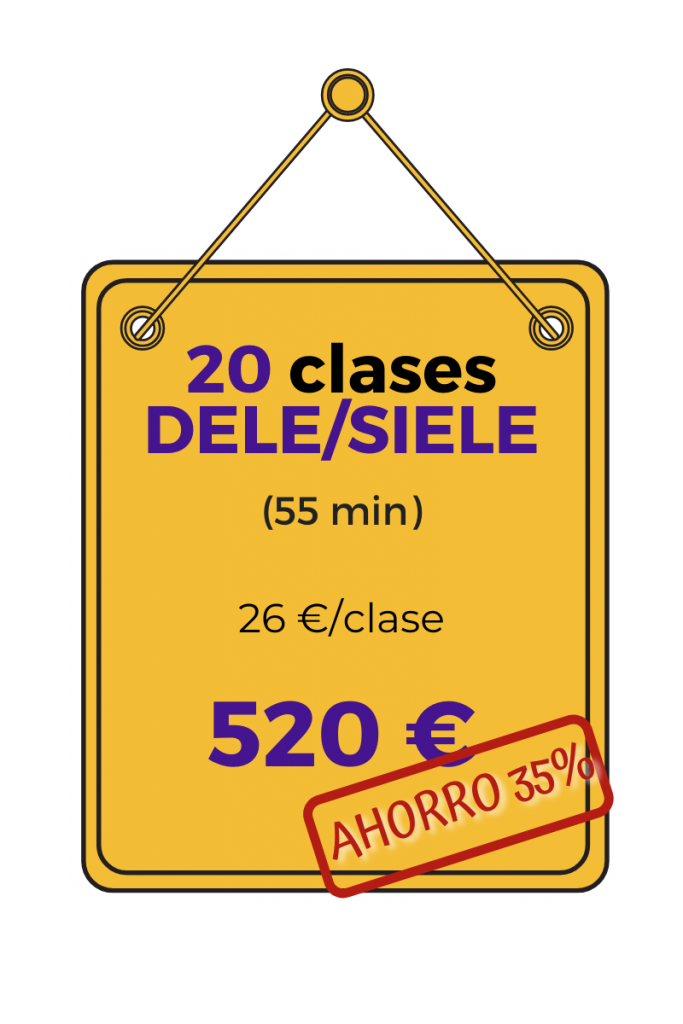 Paquete de clases de español DELE/SIELE